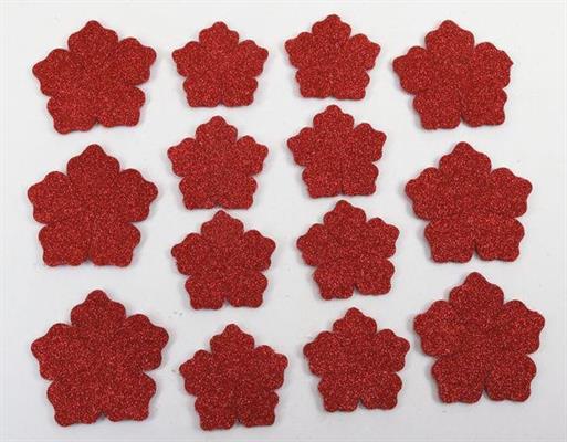 RED STURDUST FELT ROSE CM.25X30