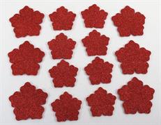 RED STURDUST FELT ROSE CM.25X30