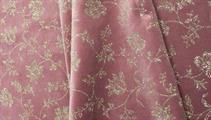 Broderie Glitter Velvet col.Old rose 50x70