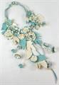 ECO PELLE NAPPA FIORELLINI COL.094 ICE   cm.24x23