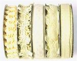 Mai tai ribbon set col. panna cf. 5 rot.1,8  mt cad.