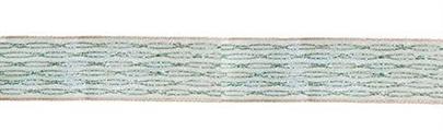 Nastro ysee col.verde cf.10mt. h.25mm. (90%PL 10%LUREX)