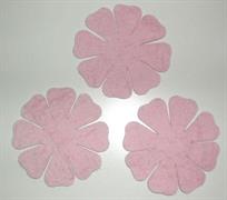 PEONIA IN FELTRO col.rosa C15C      CF.3 PZ.