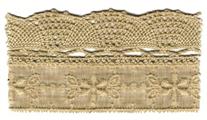 NASTRO BRODEE col.40 beige          cf.7,30