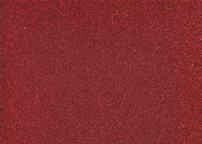 GOMA EVA SUPERGLITTER 60x40/2mm.red pack.5 sh.