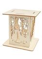DECORATED INTERLOCKING LANTERN (KIT 6 PCS) cm.15x15x15