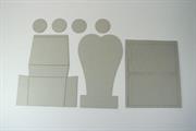 POLTRONA CARTONE X BASE KIT dim.cm.28x15 alt.35 cm