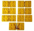 STAMPI X FOMMY ALFABETO     cf.7pz. (7 coppie)