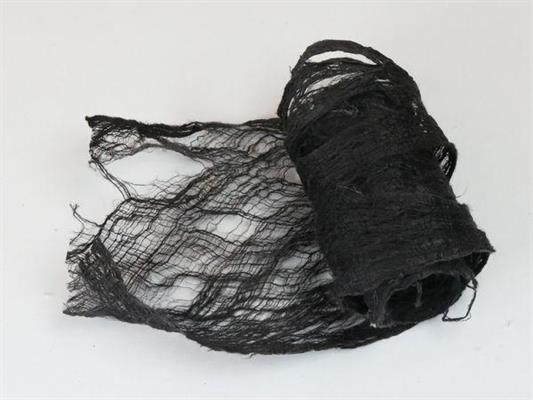 Nastro corteccia  col.nero cf.1,5mt. h.140mm.   100%PL