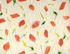 CARTA INSERTI FLOREALI  SG08 arancio/salmone 55x80