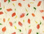 CARTA INSERTI FLOREALI  SG08 arancio/salmone 55x80