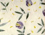 PAPER FLORAL INSERTS.P. SG12 blue flowers 55x80
