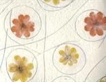 CARTA INSERTI FLOREALI  SG13 fiori gialli/arancio 55x80