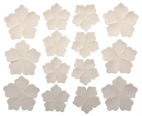 ROSA PRIMETTE col. beige/bianco  cm.25x30