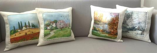 KIT CUSCINI 4 STAGIONI (4pz cm.30x30)