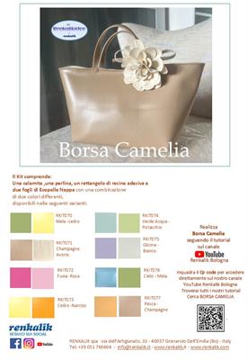 KIT BORSA CAMELIA col. mela/cedro