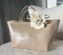 KIT BORSA CAMELIA col. champagne/avorio